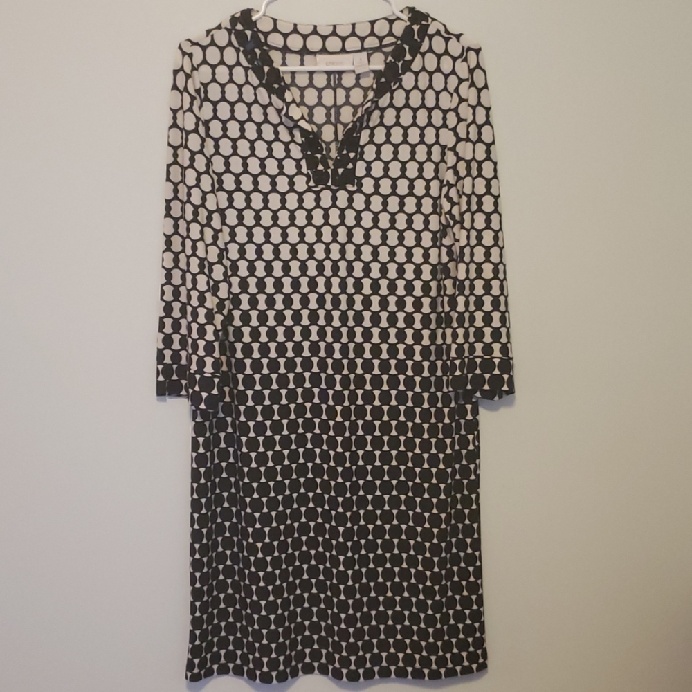 Black & White fade Chico's Dress